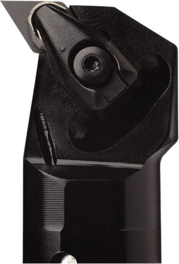 Seco - 32mm Min Bore Diam, 200mm OAL, 25mm Shank Diam, A-DDUN Indexable Boring Bar - 27mm Max Bore Depth, DNMA 1104.. Insert, Pin & Clamp Holding Method - Exact Tool & Supply