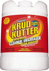 Krud Kutter - 5 Gal Bucket Cleaner/Degreaser - Liquid, Water-Based, Mild - Exact Tool & Supply