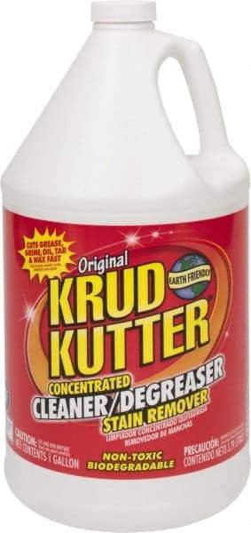 Krud Kutter - 1 Gal Bottle Cleaner/Degreaser - Liquid, Water-Based, Mild - Exact Tool & Supply