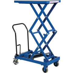 Vestil - Lifting Tables; Type: Scissor Cart ; Lift Style: Scissor ; Style: Foot Pump ; Load Capacity (Lb.): 300.000 ; Minimum Height (Inch): 17 ; Lift Height (Inch): 56 - Exact Tool & Supply