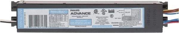 Philips Advance - 4 Lamp, 120-277 Volt, 0.45 to 0.83 Amp, 0 to 39 Watt, Programmed Start, Electronic, Nondimmable Fluorescent Ballast - 0.71, 0.76 Ballast Factor, T8 Lamp - Exact Tool & Supply