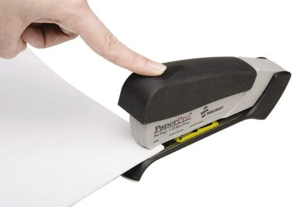 Ability One - 20 Sheet Desktop Stapler - Black and Gray - Exact Tool & Supply