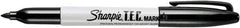 Sharpie - Black Permanent Marker - Fine Tip, TEC Certified Ink - Exact Tool & Supply