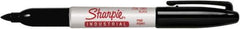 Sharpie - Black Permanent Marker - Fine Tip - Exact Tool & Supply