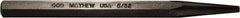 Mayhew - 5/32" Starter Punch - 5" OAL, Alloy Steel - Exact Tool & Supply