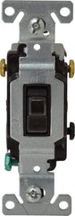 Cooper Wiring Devices - 3 Pole, 120 to 277 VAC, 20 Amp, Commercial Grade, Toggle, Wall and Dimmer Light Switch - 1.3 Inch Wide x 4.2 Inch High, Fluorescent - Exact Tool & Supply