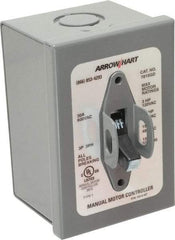 Cooper Wiring Devices - 3 Poles, 30 Amp, 3PST, NEMA, Enclosed Manual Motor Starter - 66.8mm Wide x 118.62mm Deep x 112.27mm High, 15 hp at 480 V, 15 hp at 600 V, 3 hp at 120 V & 7-1/2 hp at 240 V, CSA C22.2 No. 14, NEMA 1 & UL 508 - Exact Tool & Supply
