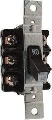Cooper Wiring Devices - 3 Poles, 30 Amp, 3PST, NEMA, Open Toggle Manual Motor Starter - 42.93mm Wide x 44.45mm Deep x 96.77mm High, 15 hp, CSA C22.2 No. 14, NEMA 1 & UL 508 - Exact Tool & Supply