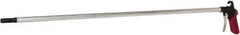 Value Collection - 120 Max psi High Power Venturi Nozzle Heavy Duty High Force Blow Gun - 1/4 NPT Inlet, 36" Tube Length, Aluminum - Exact Tool & Supply