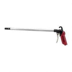 Value Collection - 120 Max psi High Power Venturi Nozzle Heavy Duty High Force Blow Gun - 1/4 NPT Inlet, 48" Tube Length, Aluminum - Exact Tool & Supply