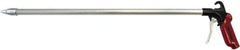 Value Collection - 120 Max psi Whisper Jet Pistol Grip Blow Gun - 1/4 NPT Inlet, 24" Tube Length, Aluminum - Exact Tool & Supply