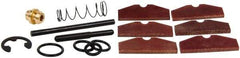 PRO-SOURCE - For Use with Impact Wrench, Repair Kit - Throttle Valve Stem 43-231H17, E-Ring 70129, (2) O-Rings OR01008108, (6) Rotor Blades 43-231F16, Pin 43-231H13, Valve Spring 43-231H08 - Exact Tool & Supply