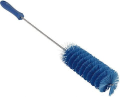 Vikan - 2" Diam Polyester Valve Brush - 19-5/8" OAL, 5-15/16" Head Length, Polypropylene & Stainless Steel Handle - Exact Tool & Supply