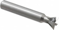 Made in USA - 3/4" Diam x 0.312" Wide Solid Carbide 60° Dovetail Cutter - Exact Tool & Supply