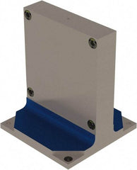 Jergens - 24.8031" Square Fixture Column - Flat Plate Surface, Steel, 25" Base Width x 25" Base Length - Exact Tool & Supply