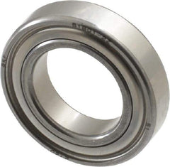 SKF - 12mm Bore Diam, 21mm OD, Double Shield Thin Section Radial Ball Bearing - 5mm Wide, 1 Row, Round Bore, 151 Lb Static Capacity, 321 Lb Dynamic Capacity - Exact Tool & Supply