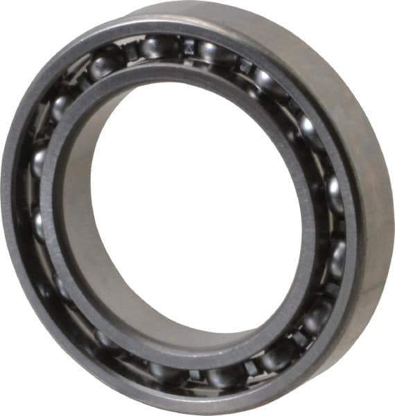 SKF - 17mm Bore Diam, 26mm OD, Open Thin Section Radial Ball Bearing - 5mm Wide, 1 Row, Round Bore, 209 Lb Static Capacity, 378 Lb Dynamic Capacity - Exact Tool & Supply