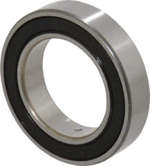 SKF - 20mm Bore Diam, 32mm OD, Double Seal Thin Section Radial Ball Bearing - 7mm Wide, 1 Row, Round Bore, 337 Lb Static Capacity, 607 Lb Dynamic Capacity - Exact Tool & Supply