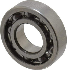 SKF - 10mm Bore Diam, 22mm OD, Open Thin Section Radial Ball Bearing - 6mm Wide, 1 Row, Round Bore, 169 Lb Static Capacity, 438 Lb Dynamic Capacity - Exact Tool & Supply