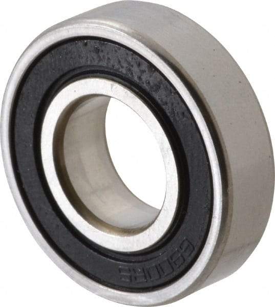 SKF - 10mm Bore Diam, 22mm OD, Double Seal Thin Section Radial Ball Bearing - 6mm Wide, 1 Row, Round Bore, 169 Lb Static Capacity, 438 Lb Dynamic Capacity - Exact Tool & Supply