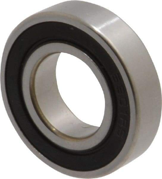SKF - 12mm Bore Diam, 24mm OD, Double Seal Thin Section Radial Ball Bearing - 6mm Wide, 1 Row, Round Bore, 220 Lb Static Capacity, 506 Lb Dynamic Capacity - Exact Tool & Supply