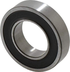 SKF - 20mm Bore Diam, 37mm OD, Double Seal Thin Section Radial Ball Bearing - 9mm Wide, 1 Row, Round Bore, 821 Lb Static Capacity, 1,430 Lb Dynamic Capacity - Exact Tool & Supply