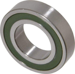 SKF - 20mm Bore Diam, 32mm OD, Double Seal Thin Section Radial Ball Bearing - 7mm Wide, 1 Row, Round Bore, 337 Lb Static Capacity, 607 Lb Dynamic Capacity - Exact Tool & Supply
