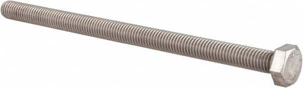 Value Collection - M8x1.25mm Metric Coarse, 130mm Length Under Head Hex Head Cap Screw - Exact Tool & Supply
