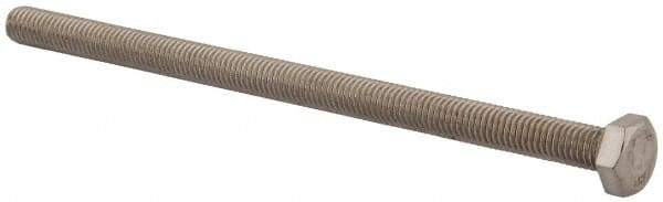 Value Collection - M8x1.25mm Metric Coarse, 140mm Length Under Head Hex Head Cap Screw - Fully Threaded, Grade 18-8 & Austenitic A2 Stainless Steel, Uncoated, 13mm Hex - Exact Tool & Supply