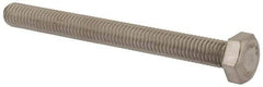 Value Collection - M8x1.25mm Metric Coarse, 80mm Length Under Head Hex Head Cap Screw - Fully Threaded, Grade 316 & Austenitic A4 Stainless Steel, Uncoated, 13mm Hex - Exact Tool & Supply