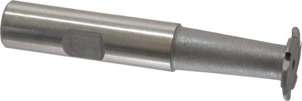Value Collection - 1/32" Radius, 1/16" Circle Diam, 3/4" Cutter Diam, Shank Connection, Convex Radius Cutter - 1/2" Shank Diam, 3" OAL, High Speed Steel, Uncoated, 6 Teeth, Weldon Flat - Exact Tool & Supply