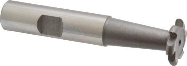 Value Collection - 1/16" Radius, 1/8" Circle Diam, 3/4" Cutter Diam, Shank Connection, Convex Radius Cutter - 1/2" Shank Diam, 3" OAL, High Speed Steel, Uncoated, 6 Teeth, Weldon Flat - Exact Tool & Supply