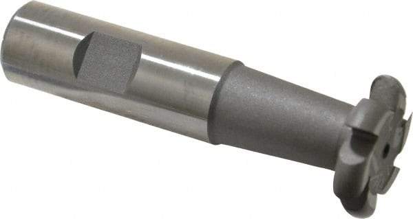 Value Collection - 1/8" Radius, 1/4" Circle Diam, 1-1/4" Cutter Diam, Shank Connection, Convex Radius Cutter - 3/4" Shank Diam, 3-1/2" OAL, High Speed Steel, Uncoated, 6 Teeth, Weldon Flat - Exact Tool & Supply