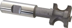 Value Collection - 5/16" Radius, 5/8" Circle Diam, 1-1/4" Cutter Diam, Shank Connection, Concave Radius Cutter - 3/4" Shank Diam, 4" OAL, High Speed Steel, Uncoated, 4 Teeth, Weldon Flat - Exact Tool & Supply