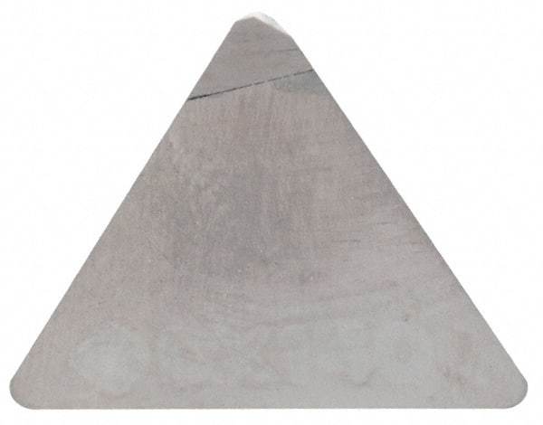 Tungaloy - TECN32 Grade DX140 PCD Milling Insert - 1/8" Thick, 3/8" Inscribed Circle - Exact Tool & Supply