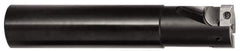 Tungaloy - 20mm Cut Diam, 3/4" Shank Diam, 3.281" OAL, Indexable Square Shoulder Centercutting End Mill - XXMU 10 Inserts, Weldon Shank, 90° Lead Angle, Series Jetmill Multi X - Exact Tool & Supply