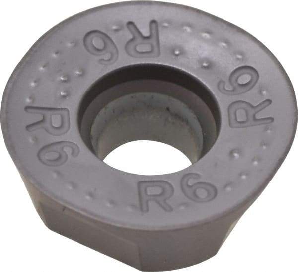 Tungaloy - RDMT1204 MJ Grade AH120 Carbide Milling Insert - TiAlN Finish, 4.76mm Thick, 1/2" Inscribed Circle, 6mm Corner Radius - Exact Tool & Supply