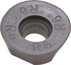 Tungaloy - RDMT1204 MJ Grade AH120 Carbide Milling Insert - TiAlN Finish, 4.76mm Thick, 1/2" Inscribed Circle, 6mm Corner Radius - Exact Tool & Supply