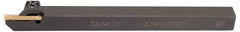 Tungaloy - JCGWS, Right Hand Cut, 0.787" Max Workpc Diam, JCGN 200F Insert, Indexable Cutoff Toolholder - 10mm Max Depth of Cut, 0.472" Shank Width, 0.472" Shank Height, 4.92" OAL - Exact Tool & Supply
