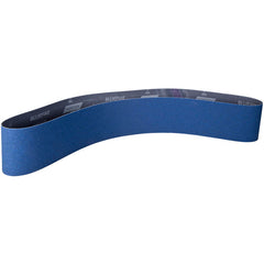 2 × 60″ BlueFire Cloth Narrow Benchstand Belt 60 Grit R821P Zirconia Alumina - Exact Tool & Supply