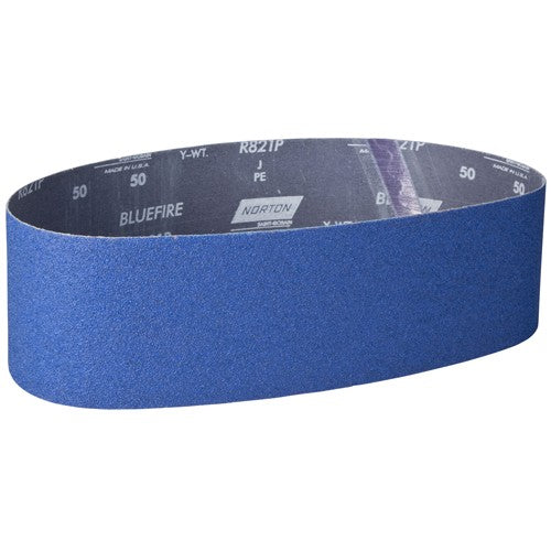 4″ × 36″ NorZon Plus R821 Narrow Belt 60 Grit Zirconia Alumina - Exact Tool & Supply