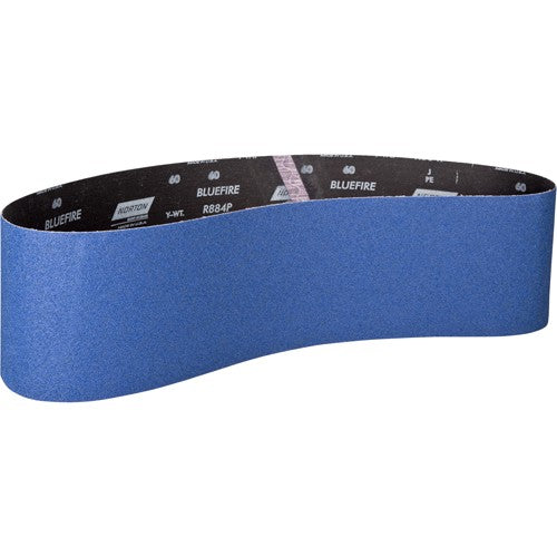 6″ × 60″ NorZon Plus R821 Narrow Belt 40 Grit Zirconia Alumina - Exact Tool & Supply
