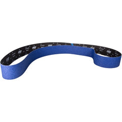 4″ × 132″ NorZon Plus R824 Narrow Belt 80 Grit Zirconia Alumina - Exact Tool & Supply