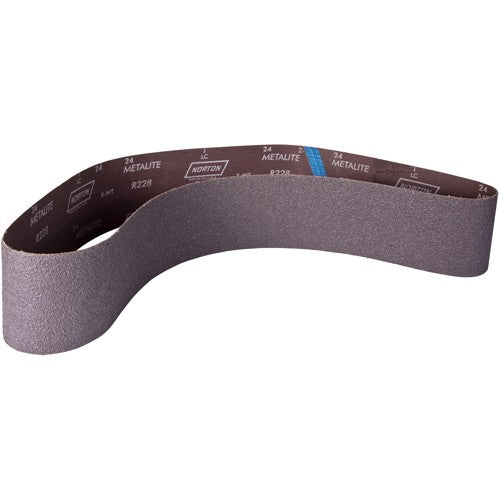 4″ × 60″ Metalite R228 Narrow Belt 50 Grit Aluminum Oxide - Exact Tool & Supply
