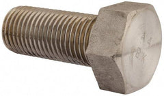 Value Collection - M33x3.50mm Metric Coarse, 80mm Length Under Head Hex Head Cap Screw - Fully Threaded, Grade 316 & Austenitic A4 Stainless Steel, Uncoated, 50mm Hex - Exact Tool & Supply