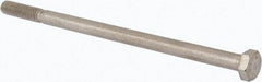 Value Collection - M8x1.25mm Metric Coarse, 150mm Length Under Head Hex Head Cap Screw - Partially Threaded, Grade 316 & Austenitic A4 Stainless Steel, Uncoated, 13mm Hex - Exact Tool & Supply