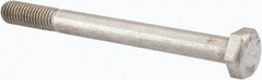 Value Collection - M10x1.50mm Metric Coarse, 110mm Length Under Head Hex Head Cap Screw - Partially Threaded, Grade 316 & Austenitic A4 Stainless Steel, Uncoated, 17mm Hex - Exact Tool & Supply