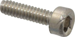 Value Collection - M1.6x0.35 Metric Coarse Hex Socket Drive, Socket Cap Screw - Grade 18-8 & Austenitic A2 Stainless Steel, Uncoated, Fully Threaded, 6mm Length Under Head - Exact Tool & Supply
