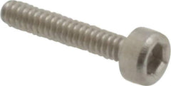 Value Collection - M1.6x0.35 Metric Coarse Hex Socket Drive, Socket Cap Screw - Grade 18-8 & Austenitic A2 Stainless Steel, Uncoated, Fully Threaded, 8mm Length Under Head - Exact Tool & Supply