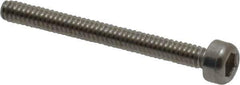 Value Collection - M1.6x0.35 Metric Coarse Hex Socket Drive, Socket Cap Screw - Grade 18-8 & Austenitic A2 Stainless Steel, Uncoated, Partially Threaded, 16mm Length Under Head - Exact Tool & Supply